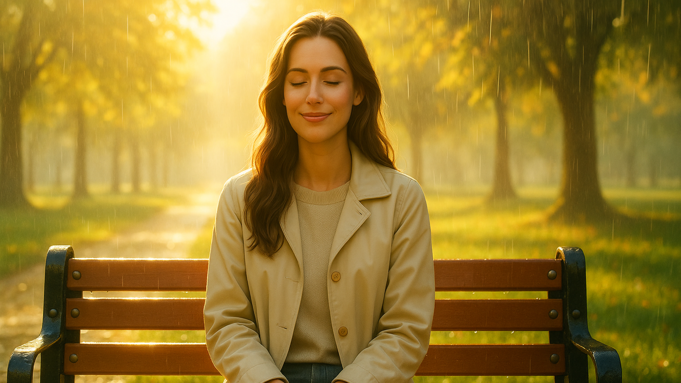 Feel Calm, Safe, and at Peace: Anxiety Relief Subliminal with Rain Sounds & Alpha Waves