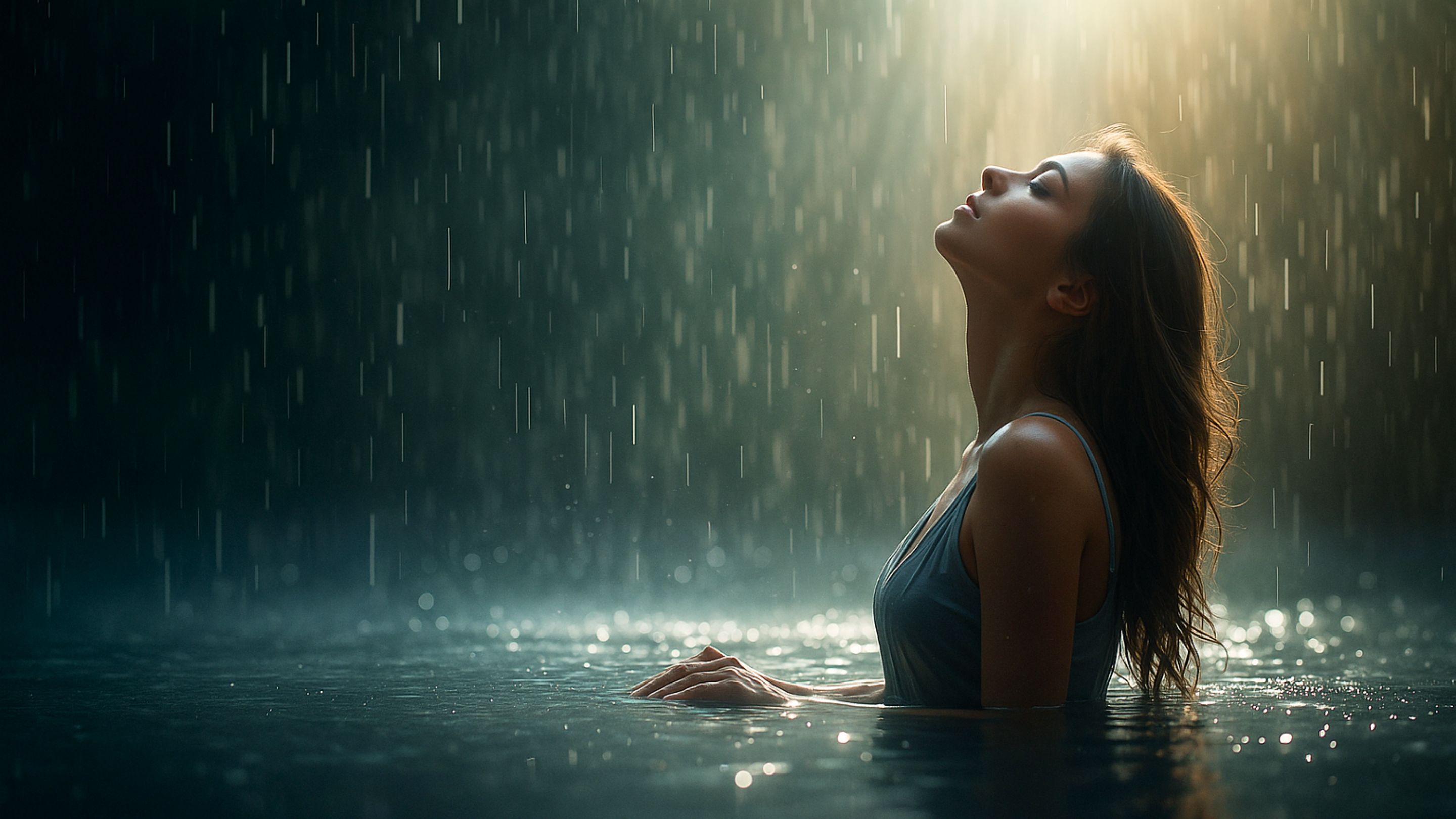 Subliminal Affirmations for Sleep – Release Anxiety & Stress with Rain Sounds